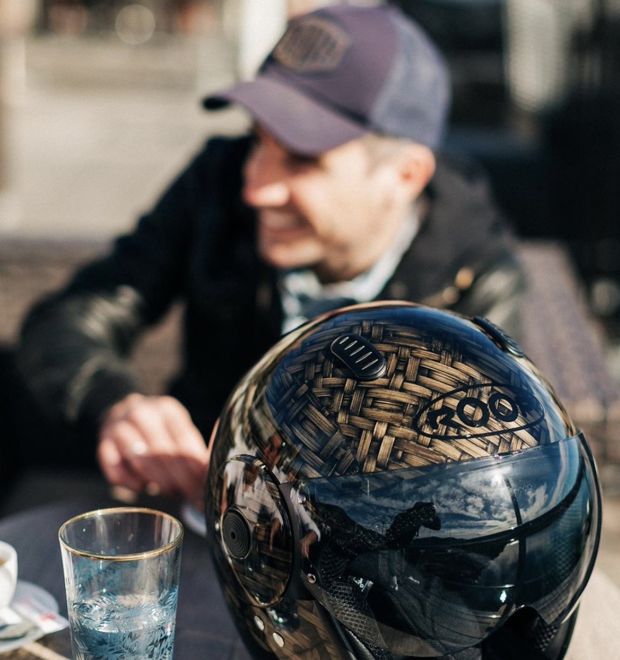 Sustainable Security: Bamboo Motorbike Helmets from ROOF - lickscycles.com