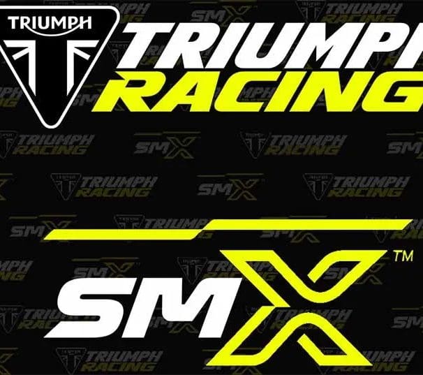 The logos for the SuperMotoross World Championship, merged with that of Triumph Racing. Media sourced from Triumph.