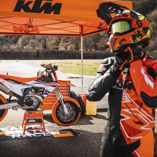 KTM's 2024 450 SMR. Media sourced from KTM.