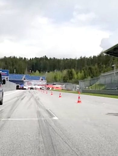 A view of the Austrians' Red Bull Ring, where over 30,000 gathered to watch a new record. Media sourced from Youtube.