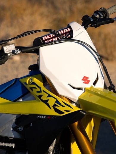 Suzuki's RM-Z450. Media sourced from Keefer Inc. Testing.