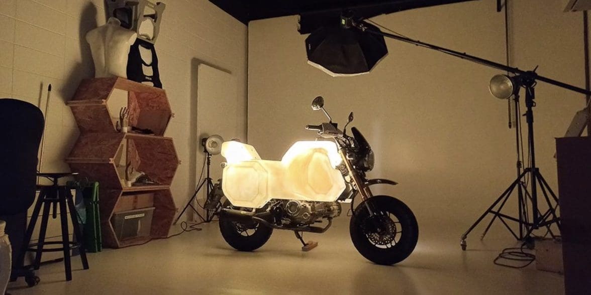 A view of a Honda Monkey set to become the first motorcycle prototype to pass 2,700 miles. Media sourced from Visordown.