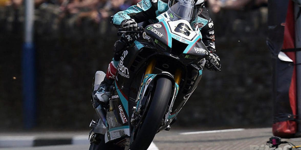 Peter Hickman in the 2023 Isle of Man TT efforts. Media sourced from Flipboard (aka., Bike Sport News).