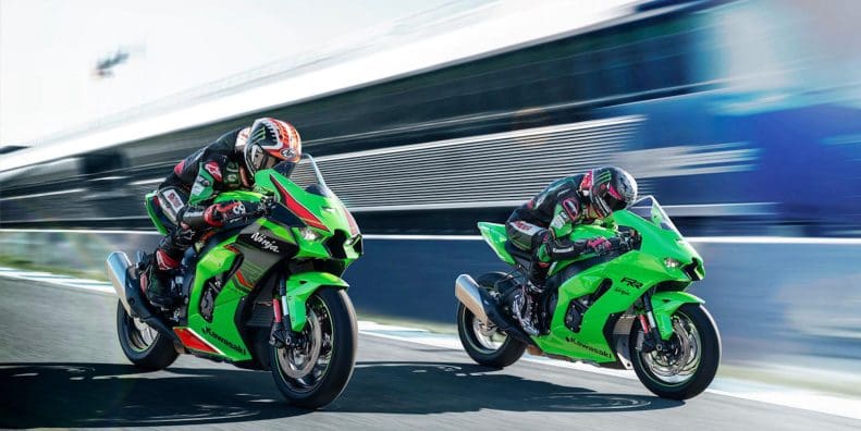 Kawasaki's super-screamer, the 2024 ZX-10RR. Media sourced fro Kawasaki EU.