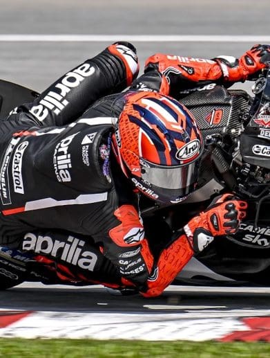 Aprilia's MotoGP efforts. Media sourced from Aprilia.