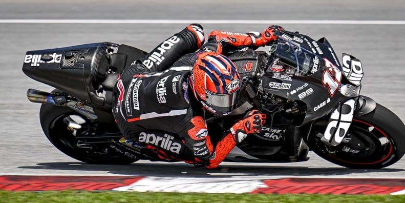 Aprilia's MotoGP efforts. Media sourced from Aprilia.