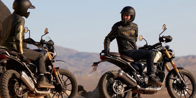 A view of Triumph X Bajaj's new 400cc machines: The Speed 400 and Scrambler 400 X. Media sourced from RideApart.