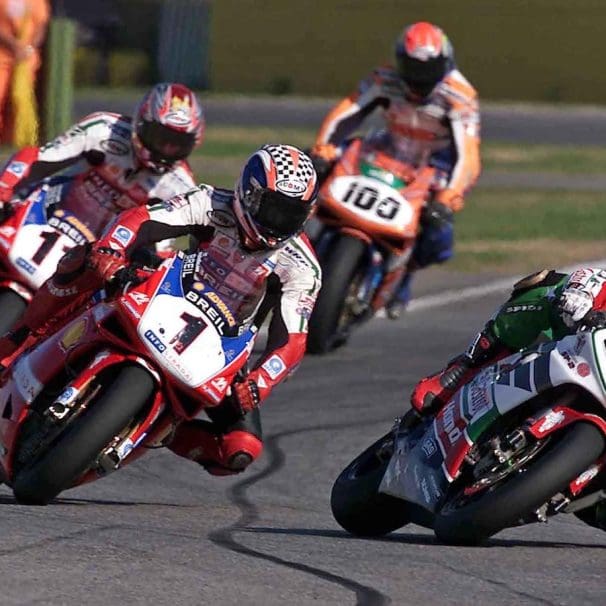 2002's WorldSBK efforts. Media sourced from MCN.