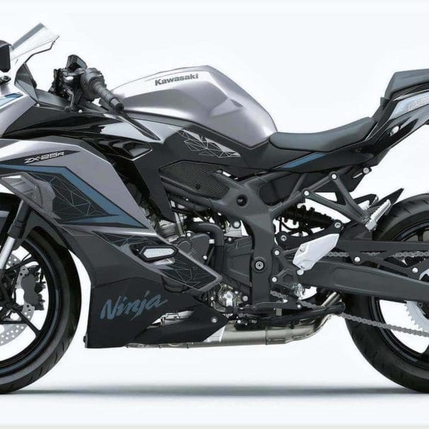 A view of the new 2024 ZX-25R released by Kawasaki Japan. Media sourced from RideApart.