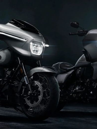 A view of Harley-Davidson's Road Glide and Street Glide. Media sourced from Harley-Davidson.