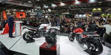 Moto Morini at EICMA 2023. Media provided by Moto Morini.