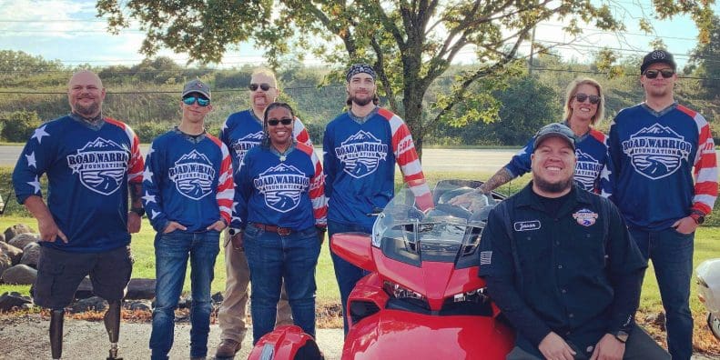 A view of the 2023 Can-Am & Road Warrior Foundation (RWF) Adventure Therapy Ride. Media provided by Can-Am.