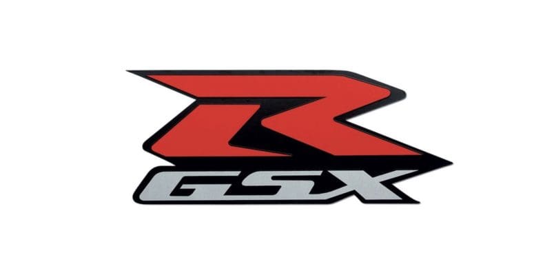 A Suzuki GSX-R logo. Media provided by Gixxer.