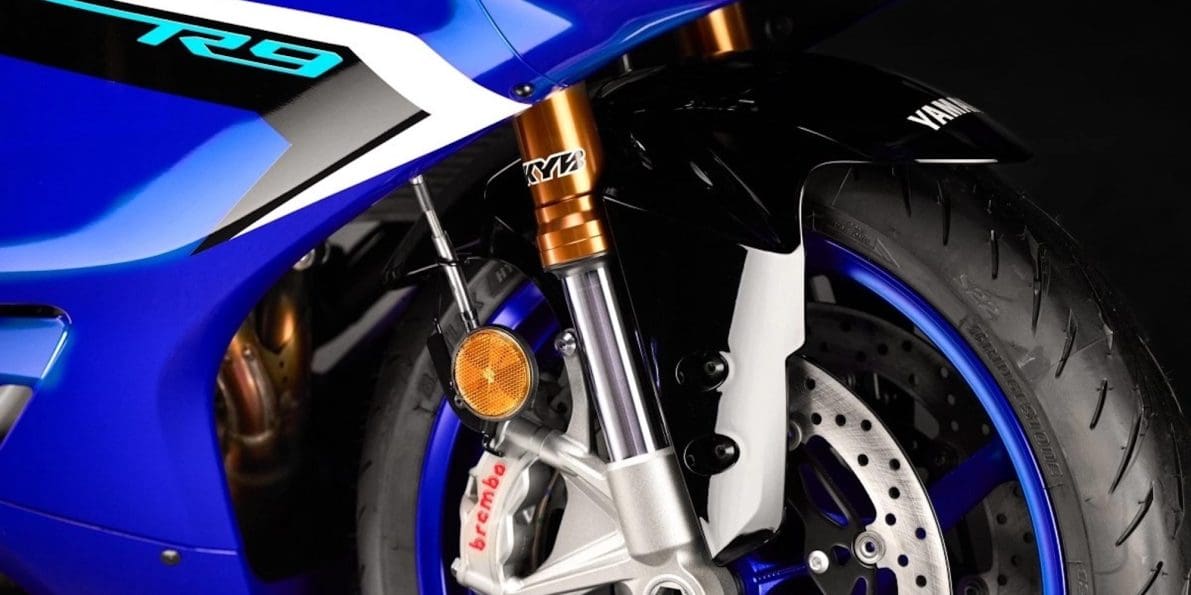 A view of Yamaha's all-new YZF-R9.