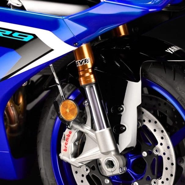 A view of Yamaha's all-new YZF-R9.