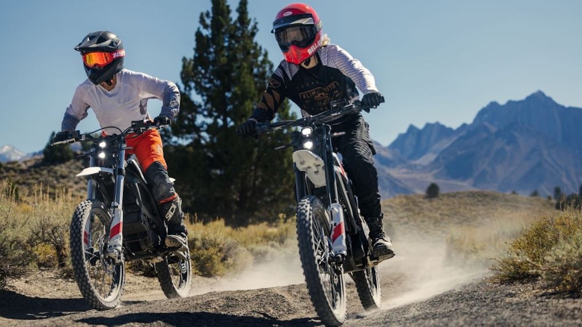 A view of Zero's two new accessible electric motorcycles, the "XE" and "XB."