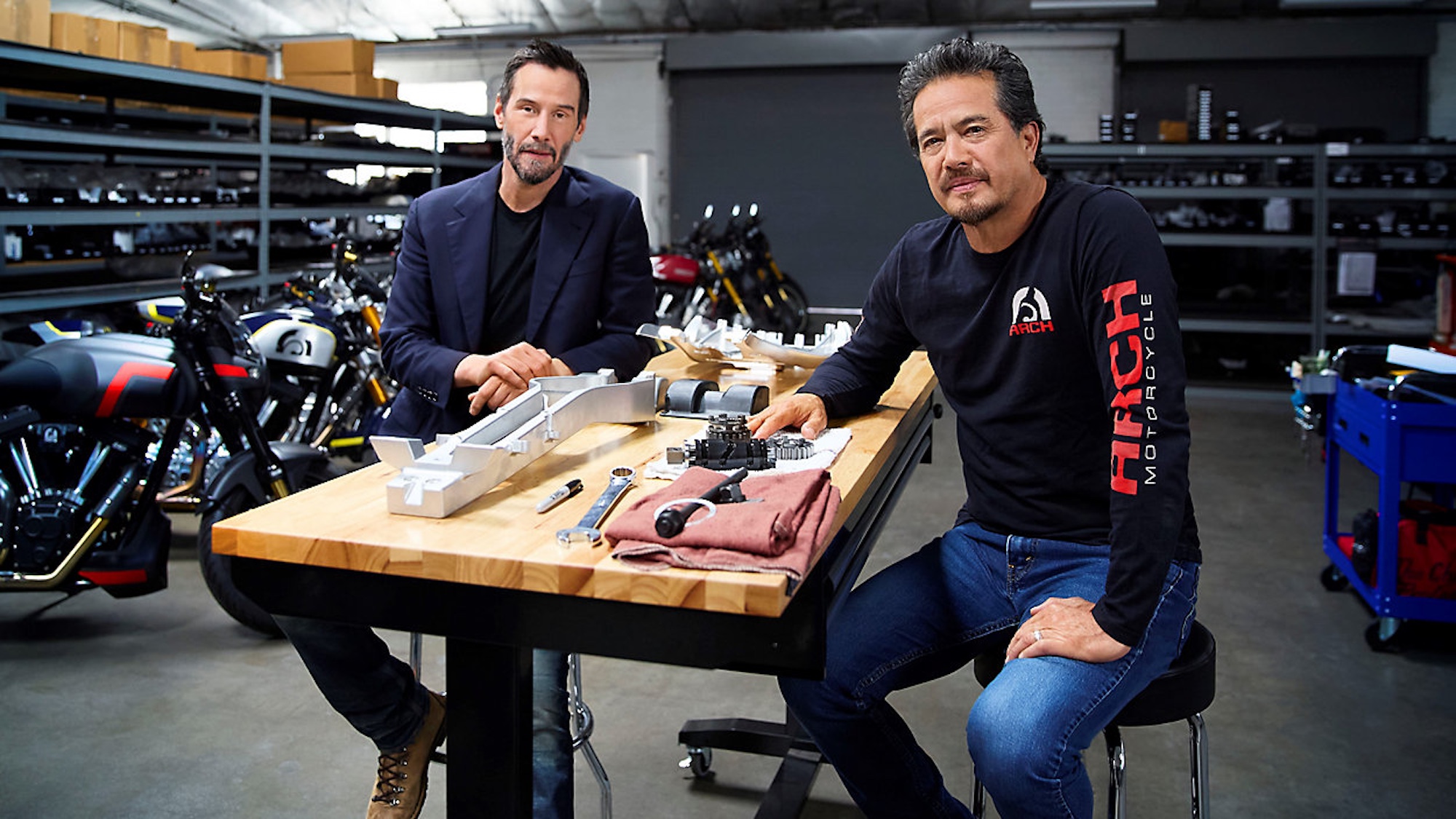 Keanu reeves and gard hollinger.